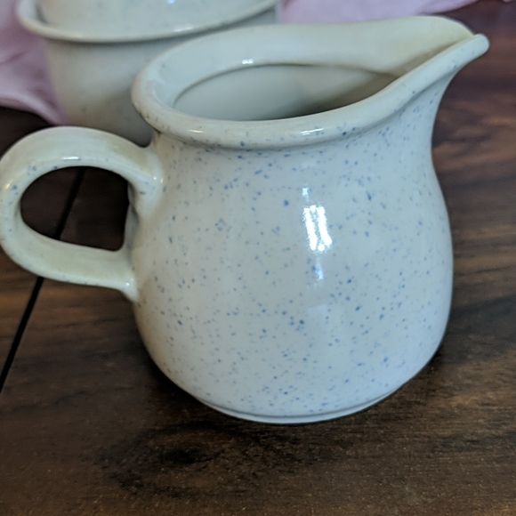 German pottery - creamer and sugar bowl - Picture 3 of 10